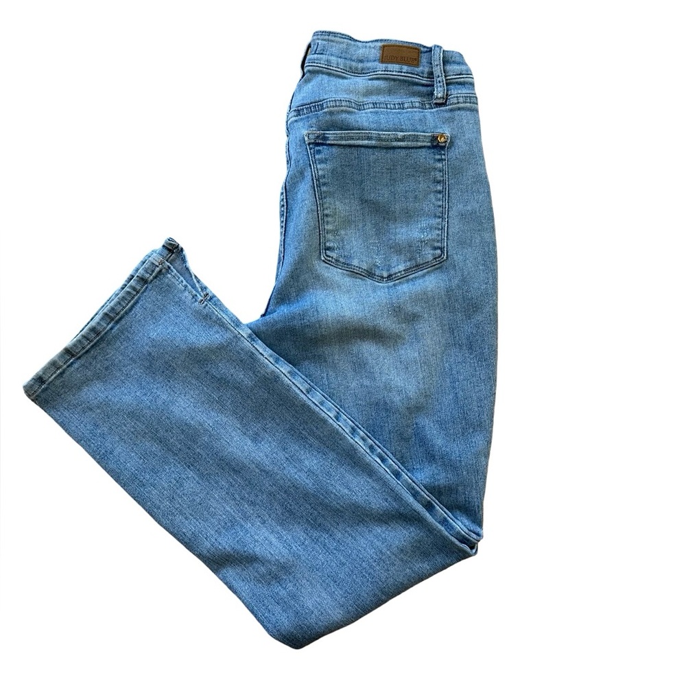 Judy Blue Bootcut Light Wash Stretch Denim Sz 14 - Picture 6 of 6